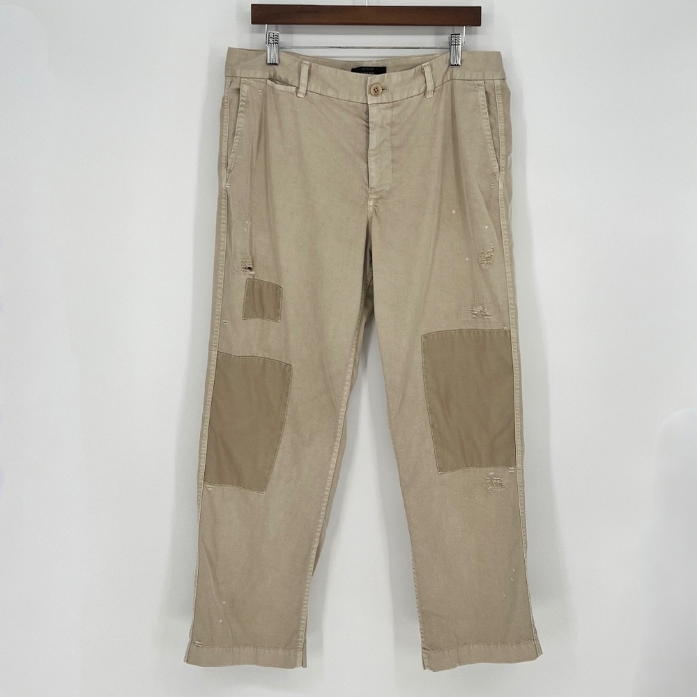 J. Crew Beige Straight Leg Pants